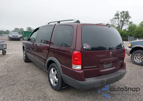 2006 Pontiac Montana Sv6 из США, поврежденный, VIN 1GMDV33L36D159490